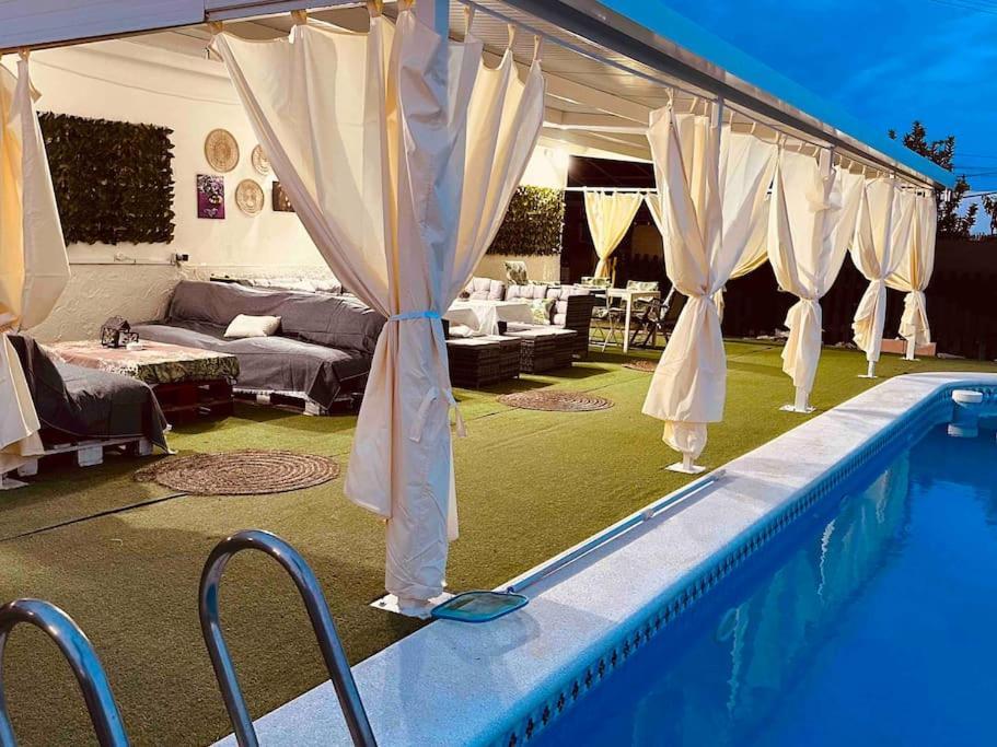 Casa Rural A 4Km De Murcia Con Piscina Y Spa Caliente المظهر الخارجي الصورة