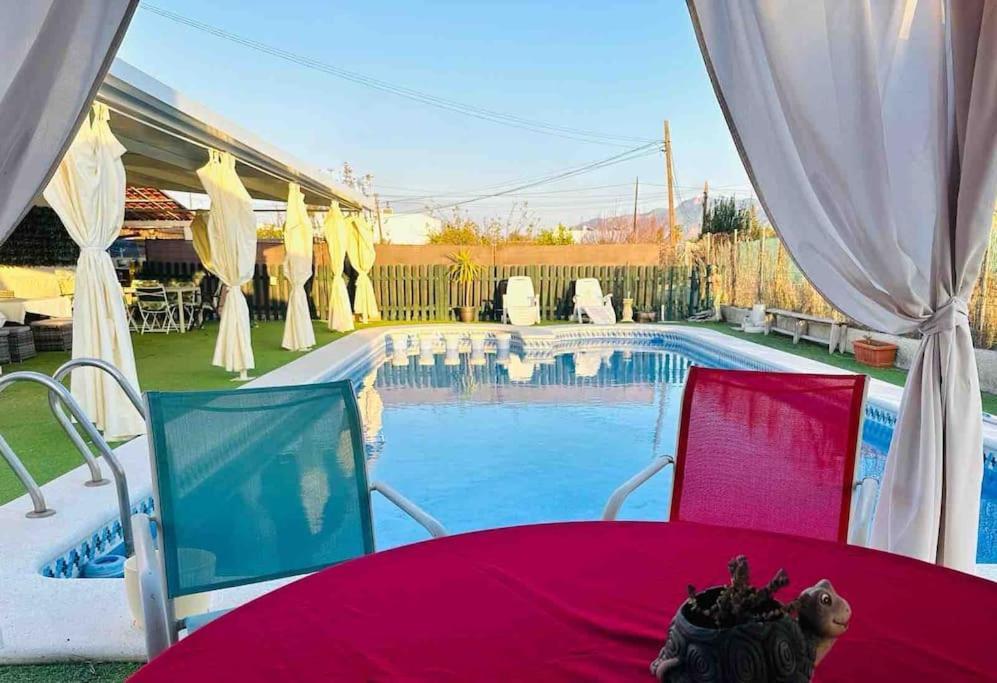 Casa Rural A 4Km De Murcia Con Piscina Y Spa Caliente المظهر الخارجي الصورة