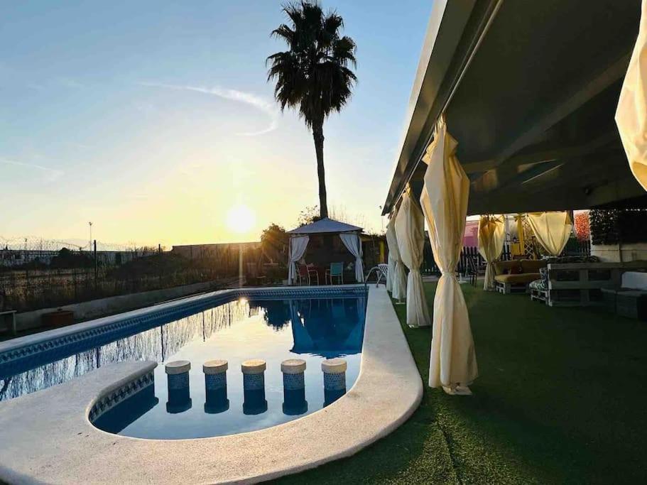 Casa Rural A 4Km De Murcia Con Piscina Y Spa Caliente المظهر الخارجي الصورة