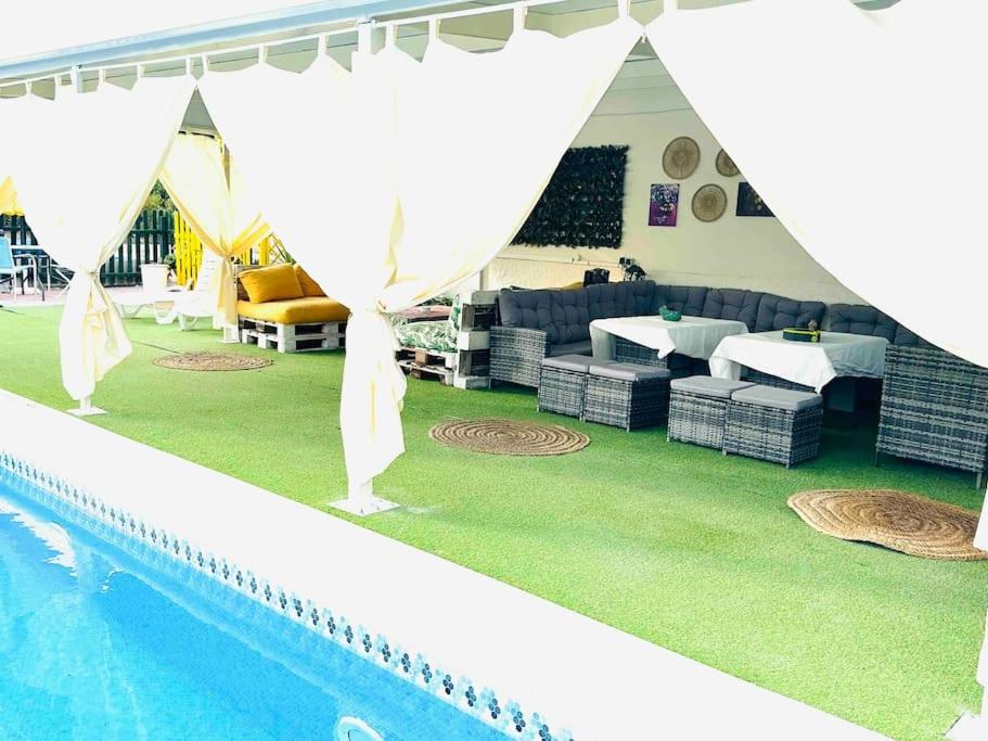 Casa Rural A 4Km De Murcia Con Piscina Y Spa Caliente المظهر الخارجي الصورة