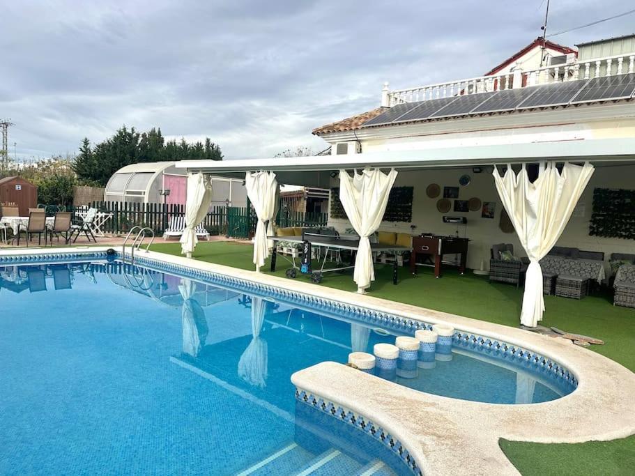 Casa Rural A 4Km De Murcia Con Piscina Y Spa Caliente المظهر الخارجي الصورة